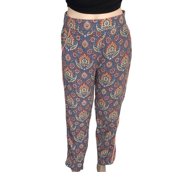 Sundance Pants Boho Pull On Casual Colorful Cotton Paisley Size Small - Picture 1 of 7
